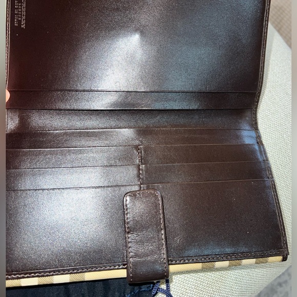 BURBERRY COATED VINTAGE CANVAS WALLET - Picture 3 of 11